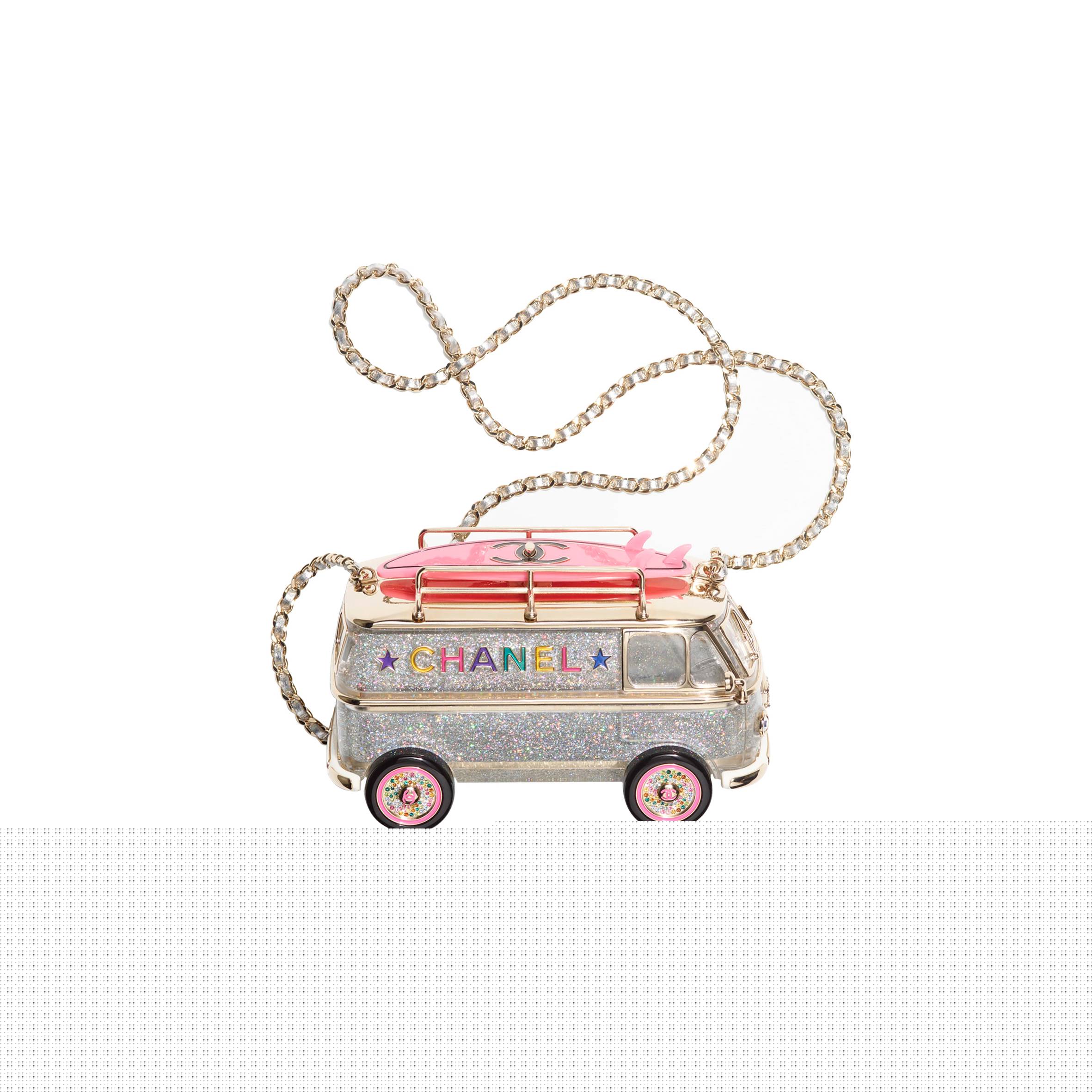 Ch*el mini van minaudiere as4590 (16*9*9cm)